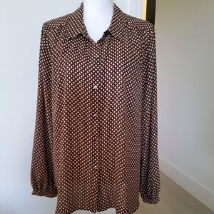 NYDJ Geometruc Print Blouse